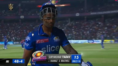 M05: RCB vs MI – Suryakumar Yadav Wicket