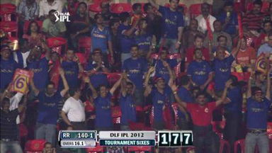 Match 18 RCB vs RR – Rahane's 4th Six