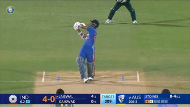 IND vs AUS 2023-24, 1ST T20I: Yashasvi Jaiswal Six