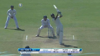IND vs ENG 2016 - 1st Test, day 3 : Murali Vijay six