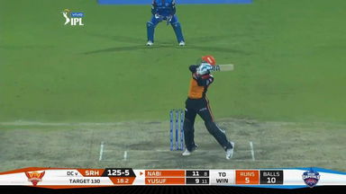 M16: DC vs SRH – Mohammad Nabi Six