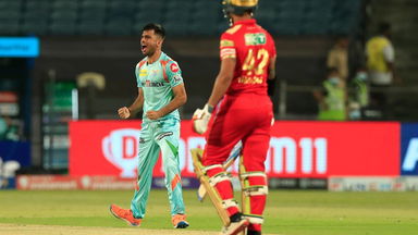 Shikhar D gets castled by Ravi Bishnoi