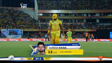 M33: SRH vs CSK – Suresh Raina Wicket