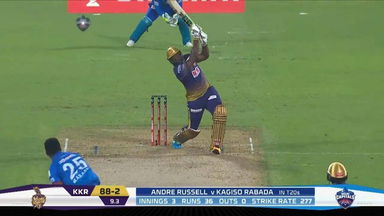 M16: DC vs KKR – Andre Russell Six