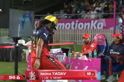 Wicket: Match 15, Royal Challengers Bengaluru vs Delhi Capitals, WPL 2026: Radha Yadav Wicket