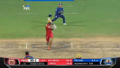 M17: PBKS vs MI – KL Rahul Six