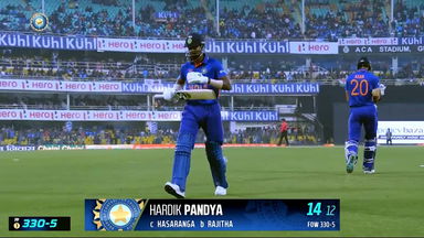 IND vs SL 2023, 1ST ODI: Hardik Pandya  Wicket