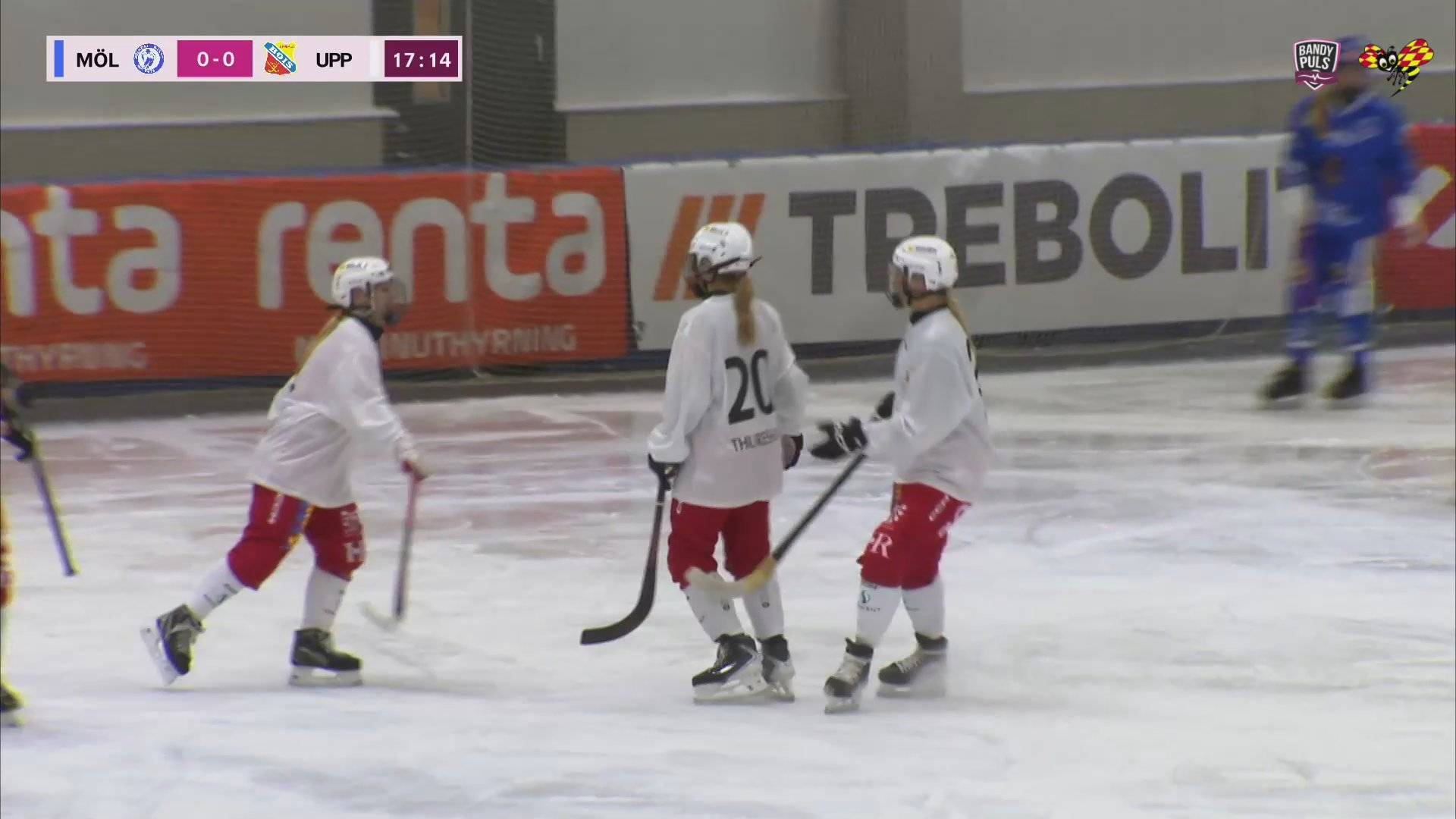 Highlights:  Mölndal Bandy - Uppsala BOIS