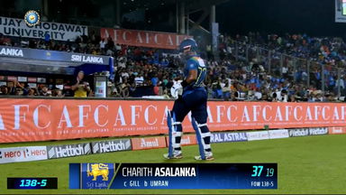 IND vs SL 2023, 2ND T20I: Charith Asalanka  Wicket