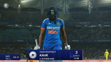 IND-W vs AUS-W 2023-24, 3rd T20I: Harmanpreet Kaur Wicket