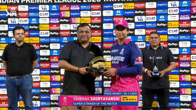 IPL 2026 M62: DC vs RR - Sierra Super Striker of the Match - Vaibhav Sooryavanshi
