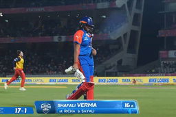 Wicket: Match 15, Royal Challengers Bengaluru vs Delhi Capitals, WPL 2026: Shafali Verma Wicket