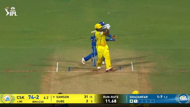 IPL 2026 M33: MI vs CSK - Sanju Samson Six