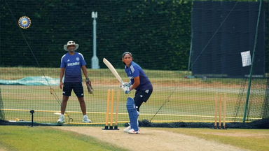 Team India's Six Hitting Challenge in Beckenham