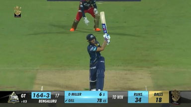 M70: RCB vs GT – Shubman Gill Six