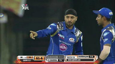 M56: SRH vs MI – Lokesh Rahul Wicket