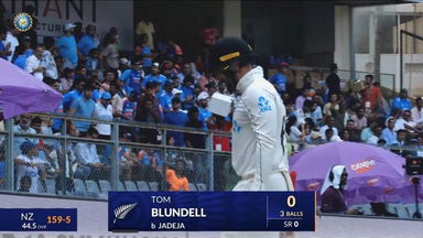IND vs NZ 2024, 3rd Test: Tom Blundell Wicket