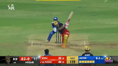 M05: RCB vs MI – Faf Du Plessis Six