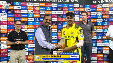 IPL 2025 M62: CSK vs RR - RuPay On-The-Go 4s of the Match - Ayush Mhatre