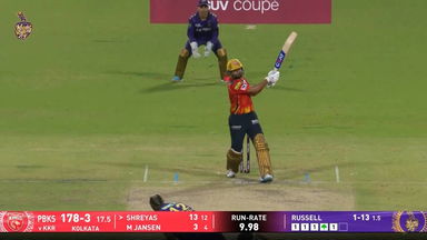 IPL 2025 M44: KKR vs PBKS - Shreyas Iyer Six
