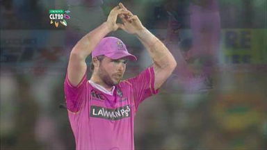 CLT20 2014 M9: HOB vs NK  –   Match Antics
