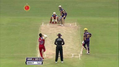 Match 10 RCB vs KKR – Bisla's 1st Six