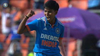 Maiden ODI wicket, magnificent catch: Double delight ft. Priya Mishra & Radha Yadav