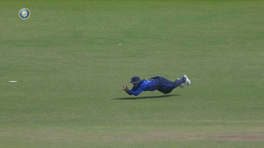 Senior Women's T20 Trophy 2023 SF 1: Superb Grab: Neelam's brilliant low diving catch to dismiss Sajana S
