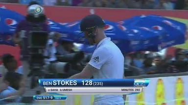 IND vs ENG 2016 - 1st Test, day 2 : Ben Stokes Wicket