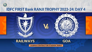 Ranji Trophy 2023/24, Railways vs Goa Day 4: Match Highlights