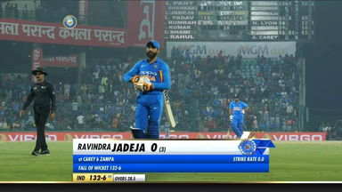 IND vs AUS 2019, 5th ODI: Ravindra Jadeja Wicket