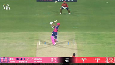 IPL 2025 M18: PBKS vs RR - Yashasvi Jaiswal Six
