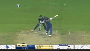 IND vs NZ 2021, 2ND T20I : Rohit Sharma Six