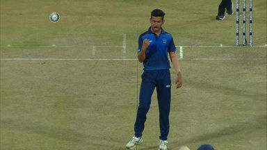 Varun Choudhary's 3/31 against Vidarbha