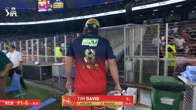 IPL 2026 M42: GT vs RCB - Tim David Wicket