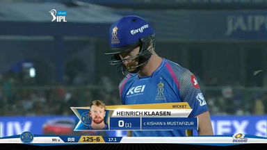 M21: RR vs MI – Heinrich Klaasen Wicket
