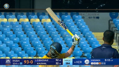 Vijay Hazare Trophy 2023 PQF2: Om Bhosale sets the tone for the chase with attacking 78(71)