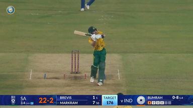 IND vs SA 2025, 1st T20I: Aiden Markram Six
