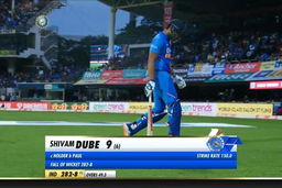 IND vs WI 2019, 1st ODI: Shivam Dube Wicket