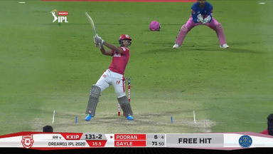 M50: KXIP vs RR – Nicholas Pooran Six
