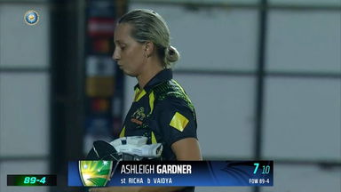 IND-W vs AUS-W 2022, 3RD T20I: Ashleigh Gardner Wicket