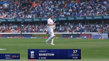 IND vs ENG 2024, 1ST Test: Jonny Bairstow Wicket