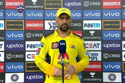 M50: DC vs CSK  – MS Dhoni Interview