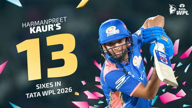 All 13 Sixes by Harmanpreet Kaur in TATA WPL 2026