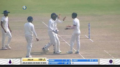Ranji Trophy 2021-22, Delhi v Jharkhand: Delhi 2nd Innings Fall of Wickets