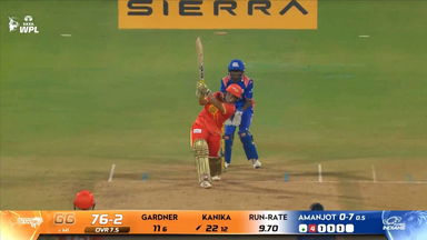 Six: Match 6, Mumbai Indians vs Gujarat Giants, WPL 2026: Kanika Ahuja Six