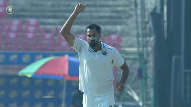 Ranji Trophy 2024/25, Rajasthan vs Hyderabad: Hyderabad 2nd Innings Fall of Wickets