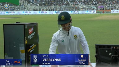 IND vs SA 2025, 1st Test: Kyle Verreynne Wicket
