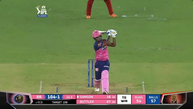 Q2: RR vs RCB – Sanju Samson Six