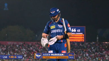 IPL 2025 M36: RR vs LSG - Aiden Markram Wicket